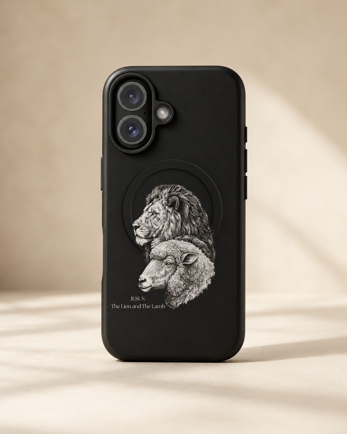 The Lion and The Lamb MagSafe® tough case for iPhone®