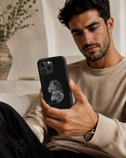 The Lion and The Lamb MagSafe® tough case for iPhone®