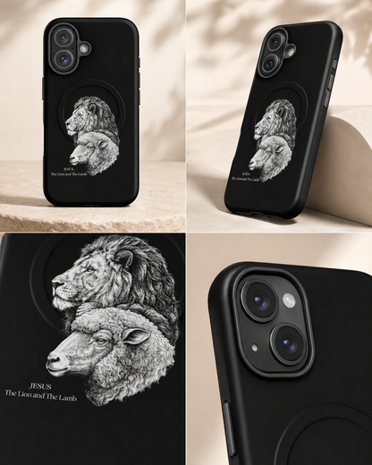 The Lion and The Lamb MagSafe® tough case for iPhone®